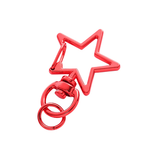 2025 새로운 미니멀리스트 패션 수갑 키 버클 캔디 컬러 랍스터 버클 금속 열쇠 고리 - Product Image 6