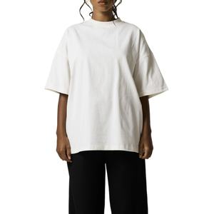 Camisetas Lisas de Cuello Redondo para Mujer, Camiseta con Logotipo, Talla Grande, Alta Calidad, 100% Algodón, Mangas Cortas, Camisetas de Talla Grande para Mujer - Product Image 2