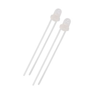 Lampe LED 12V personnalisable avec produit polyvalent et durable avec lentille de couleur unique et résistance intérieure à diode rouge de 3mm - Product Image 3