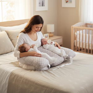 Almohada de Cuerpo Personalizada en Forma de U Grande Moonlight para Lactancia Materna, Embarazo, para Dormir, de Poliéster Lavable - Product Image 4