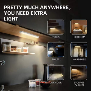 Waterproof IP40 Smart <b>Light</b> Sensing <b>Battery</b> Induction <b>Light</b> Kitchen 12 Led Motion <b>Sensor</b> Modern Cabinet <b>Light</b> - Product Image 2