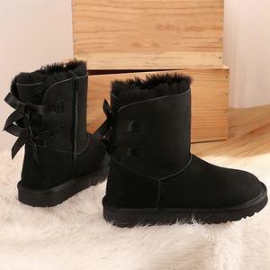 2026 Luxury Top Quality UGGs Series <b>Women's</b> Outdoor Bow Decorated Fashion Trend Waterproof And Anti Slip Snow <b>Boots</b> - Product Image 3