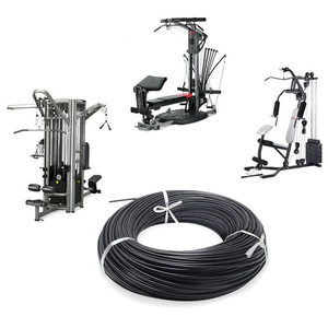 7x19 PU/TPU/PVC/Nylon enduit fil d'acier câble <span class=keywords><strong>bobine</strong></span> fitness câble flexible équipement de gymnastique corde - Product Image 6