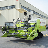 Moissonneuse-batteuse Wubota haute productivité 100 CV YD-85 avec boîte de vitesses 45CC HST pour riz et alimentation complète