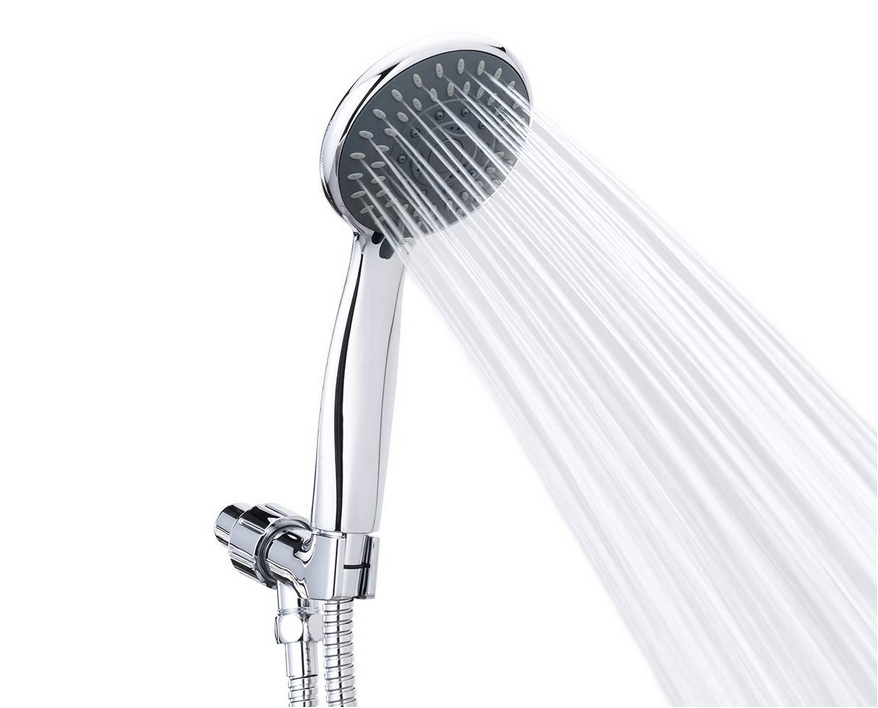 chauds 5 Réglages De Jet de Massage Spa Détachable haute pression pomme de douche à main avec Tuyau et support réglable