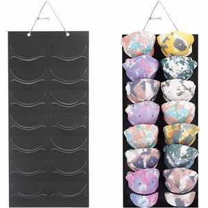 Sac de rangement suspendu transfrontalier à 14 emplacements pour casquettes, présentoir pour casquettes de baseball, sac de rangement mural pour casquettes à visière - Product Image 3