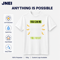 T-shirts personnalisés pour hommes JNEI, 150 g/m², protection UV, anti-chaleur, pour collections de marques OEM