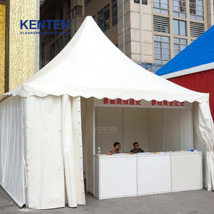 KENTEN 3m x 3m gazébo salon Commercial, maison d'exposition, chapiteau, auvent, tente d'affaires 10x10 avec murs pour événements - Product Image 5