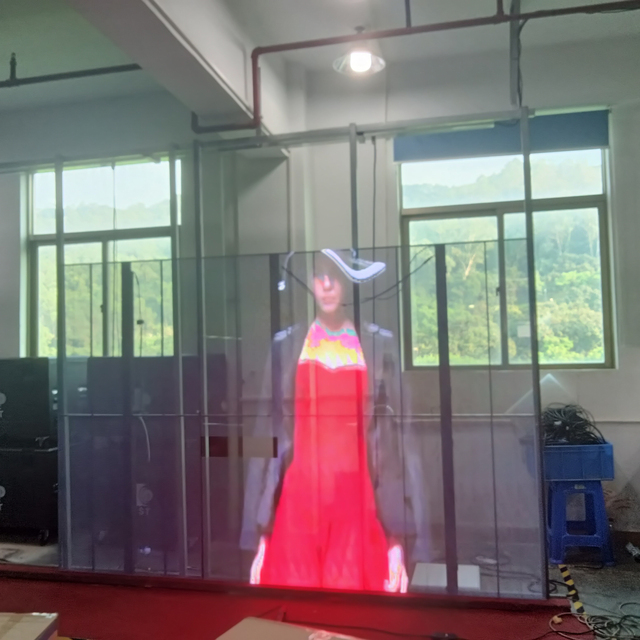 Film Led Screen Panels With Ultra Thin Transparent LED Screen Display High Protective Grade Flexible LED Panel