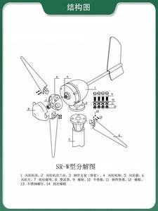 Longgi 2.5KW ExternalRotor Horizontal Axis Wind <b>Power</b> <b>Generation</b> System Station Solar Supplier - Product Image 4