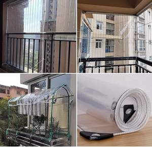 <span class=keywords><strong>Lona</strong></span> de <span class=keywords><strong>PVC</strong></span> <span class=keywords><strong>Transparente</strong></span> para Soldadura, Impermeable y Aislante, para Uso en Exteriores - Product Image 6