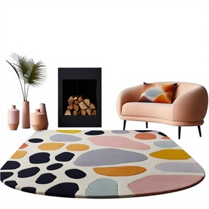 ITHL Custom 100% Wool Hand Tufted Modern Luxury <b>Carpet</b> Indian Supplier Textiles H/L Options Size Latex Backing Waterproof - Product Image 1