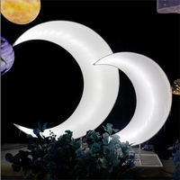 Ailes d'ange géantes en métal lumineuses LED colorées décoratives de mariage