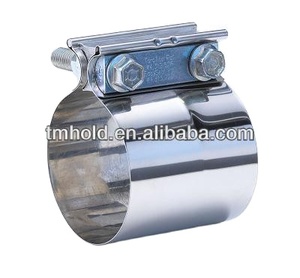 2,5 pollici in acciaio inox accuseal turbo ad alte prestazioni silenziatore stack tubo morsetti marmitta - Product Image 3