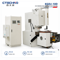 Máquina Punzonadora de Ranuras para Estator y Rotor de Acero al Silicio CTECHNO KGDJ-10D para Producción de Laminación de Motores CNC con Indexación Servo