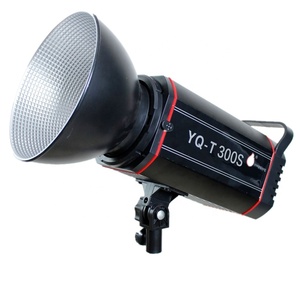 YQ-300S <span class=keywords><strong>Lampe</strong></span> COB de photographie à puissance réelle de 200 W, corps en métal aluminium, commande à distance par bouton, lumière bicolore pour studio photo et vidéo - Product Image 5