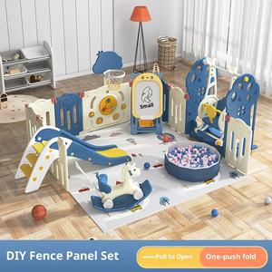 Tappetino in plastica moderna per gioco per bambini con recinzione di sicurezza per uso interno - Product Image 2