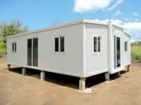 Maison préfabriquée extensible personnalisée en conteneur de 20 pieds ou 40 pieds, villa de luxe préfabriquée avec 2, 3, 4 ou 5 chambres, maison mobile, casa contenedor