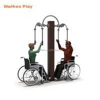Équipement de fitness extérieur en acier galvanisé de haute qualité pour personnes handicapées, entraînement en fauteuil roulant, résistant et durable