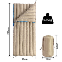 Sac de couchage gonflable E-RIKE Factory, chaud pour l'hiver, ultraléger, pour le froid, sacs de couchage de luxe pour le camping en plein air