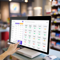 Módulo de Pantalla Táctil LCD TFT de 15.6 y 19 Pulgadas con Interfaz LVDS, Pantalla Táctil ILITEK PCAP para Punto de Venta Minorista, Kiosco, OEM