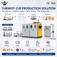 Machine automatique d'occasion pour la fabrication de gobelets jetables en PP/PET, faible consommation d'énergie, forte stabilité, haute production, entretien facile, certifiée CE