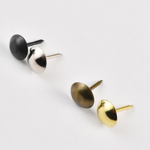 Clavos Decorativos de 11x16mm, Bronce Antiguo, Plata, Negro, Dorado, Cabeza Redonda, Clavos para Tapicería y Puertas, Punta Afilada, Uso en Interiores - Product Image 3