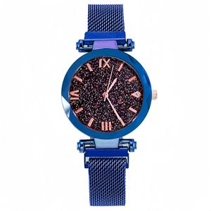 Reloj de Cuarzo Grande <span class=keywords><strong>para</strong></span> Mujer con Cronógrafo, Patrón de Estrellas, Correa de Acero Inoxidable, Movimiento <span class=keywords><strong>Seiko</strong></span>, Cristal y Correa Magnética Flexible - Product Image 5