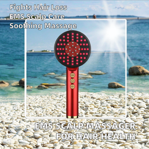 Masseur de cuir chevelu EMS le plus vendu Degren avec contrôle électrique de l'huile, applicateur d'huile de massage anti-chute de cheveux et peigne pulvérisateur en silicone - Product Image 3