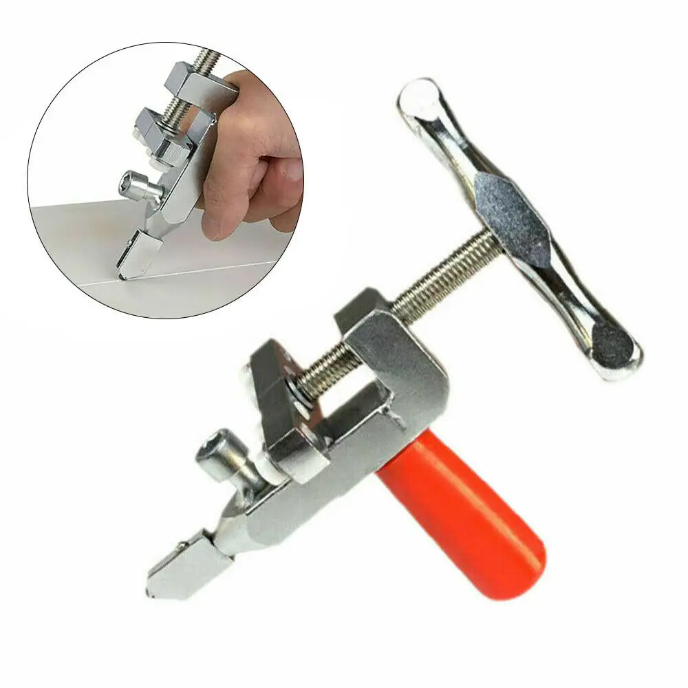 Portable Multi機能Manual Roller Glass Tile CutterとSpare Cutter HeadsためGlass Bottle Mirror Tile Cutter Tools