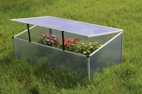 Serre de jardin moderne de haute qualité, petite, extérieure, écologique, en aluminium blanc, avec panneaux PC, facile à assembler