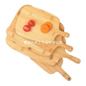 Tabla de cortar de bambú con mango, forma rectangular, para uso en la cocina - Product Image 5
