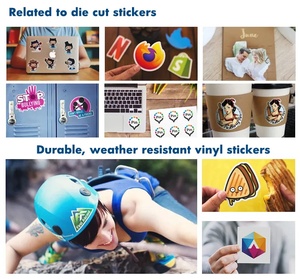 Tùy Chỉnh Không Thấm Nước Tự Dính Sticker Xe Tường Đồ Chơi Trang Trí Vinyl Chết Cắt Dán Biểu Tượng Tùy Chỉnh - Product Image 4