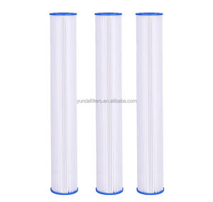 धोने योग्य पॉलिएस्टर से भरा पानी फिल्टर कारतूस 2.5*20 "बड़ा नीला - Product Image 1