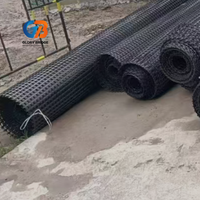 Géogrille à haute résistance à la traction de 30-50 kN/m pour le renforcement stable des sous-sols des routes municipales et des autoroutes