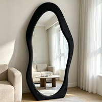 Miroir encadré de haute qualité, populaire, longue durée de vie, miroir personnalisé en usine, antistatique, vente en gros, miroir pour magasin de détail
