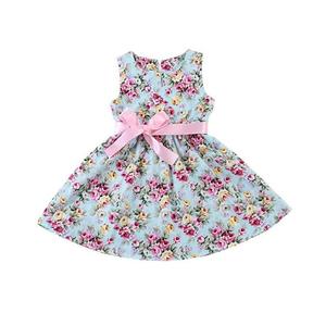 Vestidos de Primavera con Volantes Florales para Bebés Niñas 2019, Vestido de Boutique Infantil de Alta Calidad, Ropa Infantil al por Mayor - Product Image 3