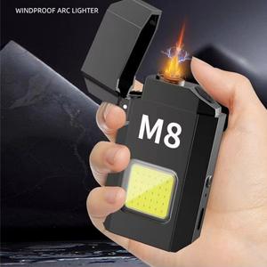 M8 Rechargeable Keychain <b>Light</b> Cob <b>Led</b> Work <b>Light</b> Portable <b>Mini</b> Black Camping <b>Light</b> With Battery Included - Product Image 2