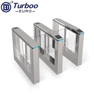 Durable High Speed Security Automatic Subway Turnstile Gate Baffle Swing Gate Turnstile For Hotel