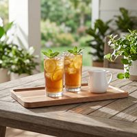 Plateau de service rond en bois d'acacia pour pizza et fromage, spatule pelle à pizza en bois de 12 pouces avec poignées