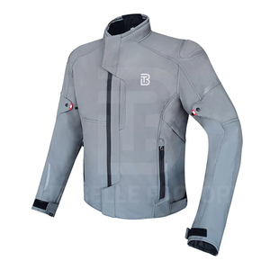 Chaquetas de cuero personalizadas para exteriores de alta calidad para moto de invierno ligeras para hombre, novedad, superventas - Product Image 2