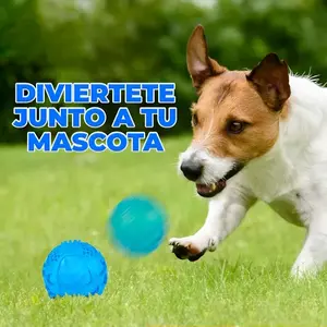 <b>Interactive</b> Plastic Ball Dog <b>Toy</b> <b>for</b> Teeth Cleaning, Solid Blue Design, Manual Operation, Ideal <b>for</b> Dogs, Durable <b>Pet</b> Play Equip - Product Image 5