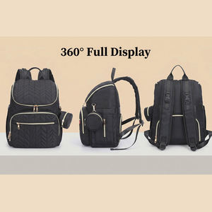 Bunnyfly Große Kapazität Mama-Tasche Rucksack Stilvolle <span class=keywords><strong>Baby</strong></span>-Wickeltasche Reise-Wickelrucksack Babytaschen mit Isoliertaschen - Product Image 4