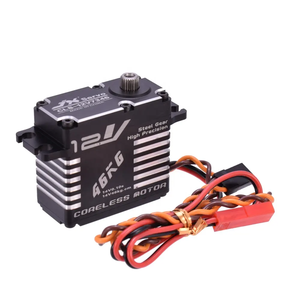 เซอร์โว CLS-12V7346 JX รุ่นดั้งเดิม น้ำหนัก 73 กรัม 12 โวลต์ 180 องศา HV ความแม่นยำสูง เกียร์เหล็ก ดิจิตอล คอร์เลส โครงอะลูมิเนียม สำหรับ CNC JR - Product Image 5