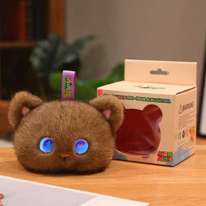 <span class=keywords><strong>Robot</strong></span> Chat Compagnon Émotionnel IA en Peluche avec Rembourrage en Coton PP, Jouet Éducatif pour Enfants, <span class=keywords><strong>Accessoire</strong></span> Pendentif de Sac - Product Image 2