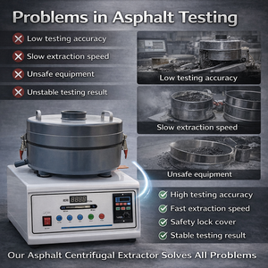 מכונת חילוץ אספלט מדויקת במיוחד, צנטריפוגלית, לבדיקת תכולת ביטומן, לשימוש במעבדת כבישים - Product Image 6