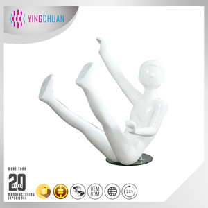 Full body sitting used youth child kids manikin mannequin girl and boy for show window - Product Image 3