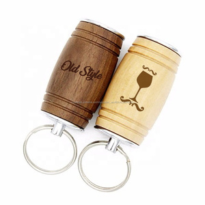 Neue lustige holz fall 3,0 memoria usb 3.1 <span class=keywords><strong>2</strong></span>,0 bier Barrel Form Holz-pen drive 32gb 64gb 128gb - Product Image 1
