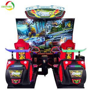เครื่องเกมแข่งรถแบบหยอดเหรียญ จอคู่ 55 นิ้ว พร้อมไฟกระพริบ จำลองการขับรถ - Product Image 6