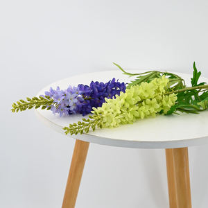 Fleur artificielle réaliste en soie de 88 cm, queue de renard bleu lys, pour bougies de désert, décoration florale intérieure, bouquet de mariée, fête - Product Image 4